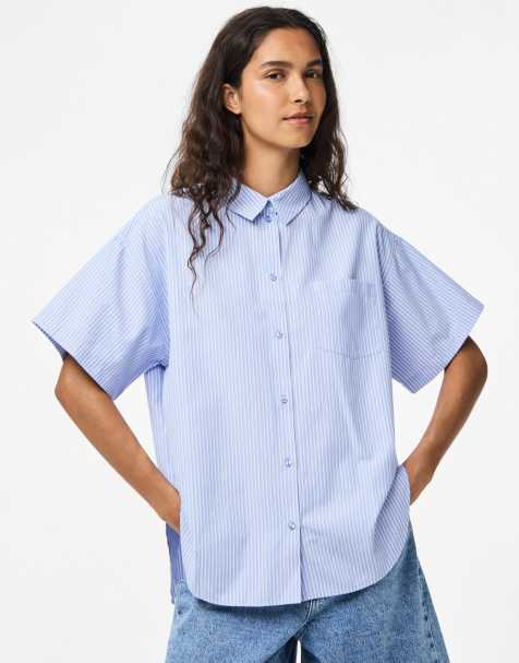 Camisa azul aciano de Pieces - view 1