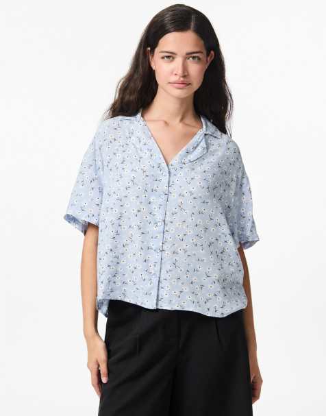 Camisa azul claro de Pieces - view 1