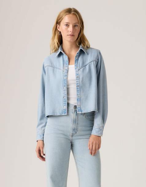 Camisa azul con lavado a la piedra Shacket Blasted de Levi's - view 1