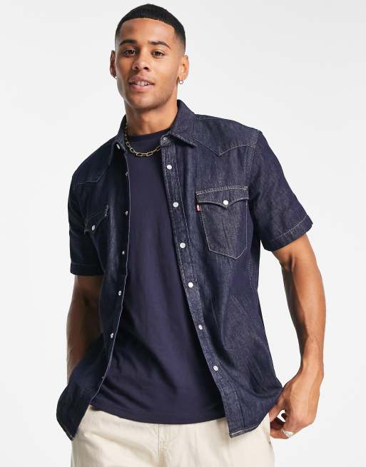 Camisa cheap azul levis