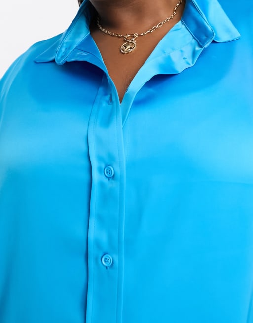 CAMISA AZUL ELÉCTRICO