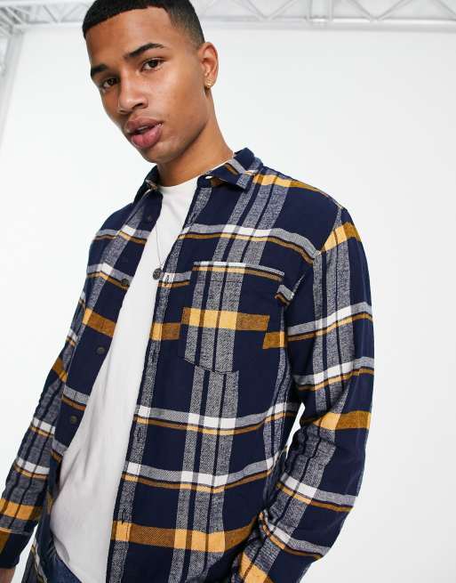 Camisa cuadros jack and jones sale
