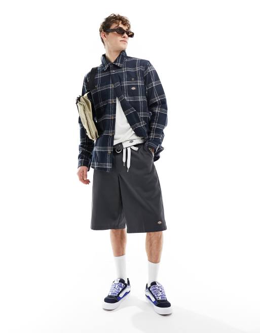 Camisa azul marino a cuadros Warrenton de Dickies