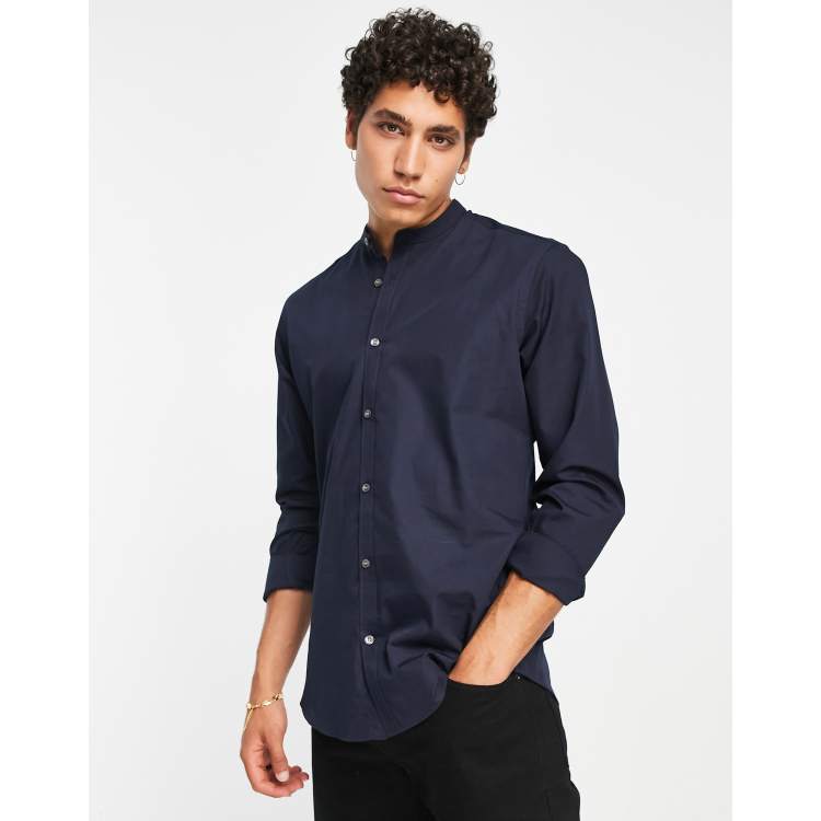 Camisa cuello mao online primark