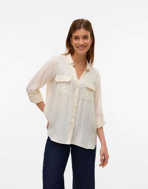 Camisa beis abedul de Vero Moda - view 1