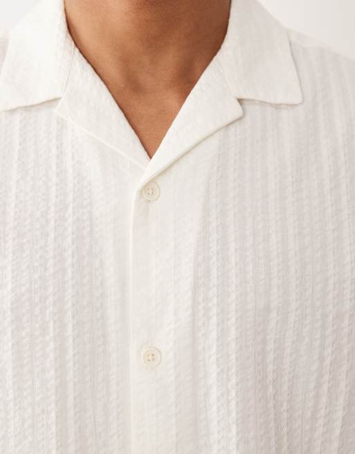 Camisa beis de manga corta de Jack & Jones, 3 de 5