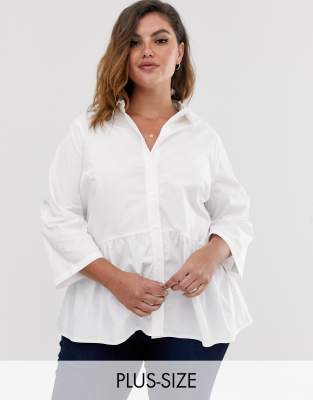 camisa blanca mujer asos