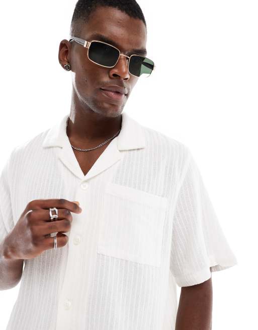 Camisa blanca de corte cuadrado de Cotton On, 2 de 4