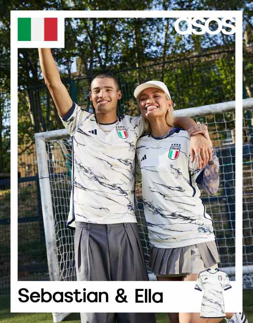 Camisa blanca de la segunda equipación de la selección de Italia de adidas Football
