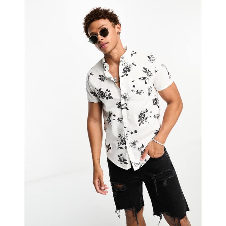 Hollister camisa estampado mujeres top