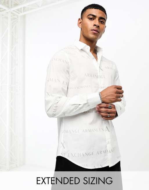 Camisa blanca armani online