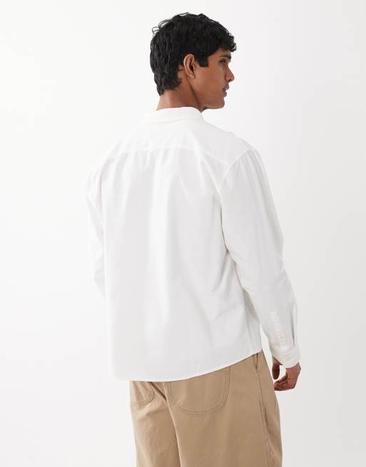 Camisa blanca de manga larga de Cotton On, 4 de 5