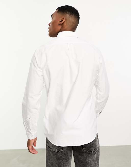 Camisa blanca de manga larga y corte estándar Rickert de BOSS Orange, 2 de 4