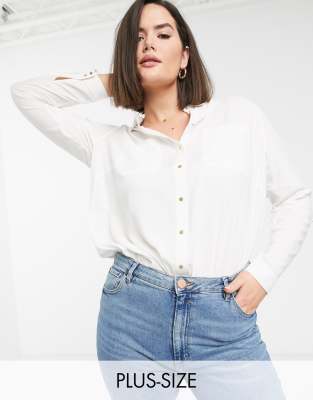 camisa blanca mujer asos