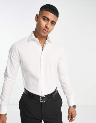 Camisa blanca de sarga de Ben Sherman