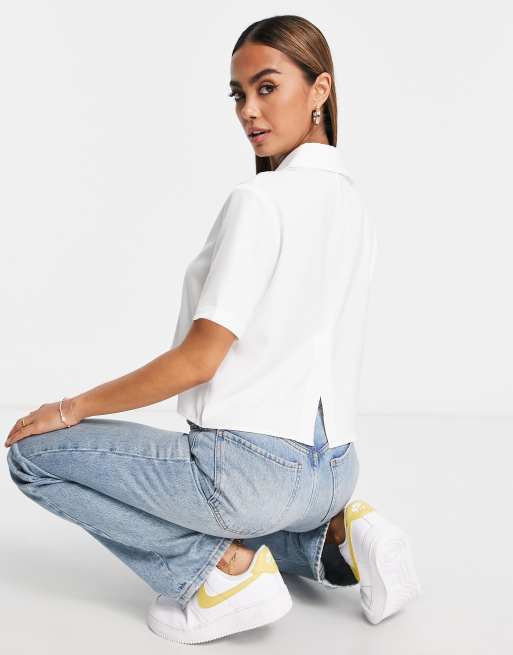 Camisa blanca holgada de Urban Revivo, 4 de 4
