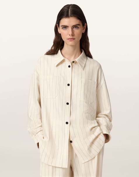 Camisa blanco crema Olga de AllSaints - view 1