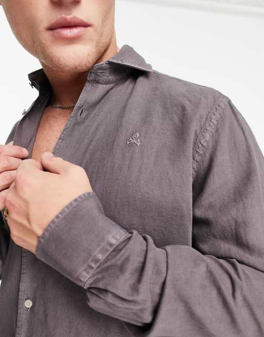 Camisa lino scalpers clearance