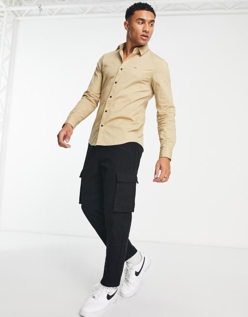 Camisa color arena discount
