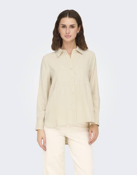 Camisa color arena de JDY - view 1