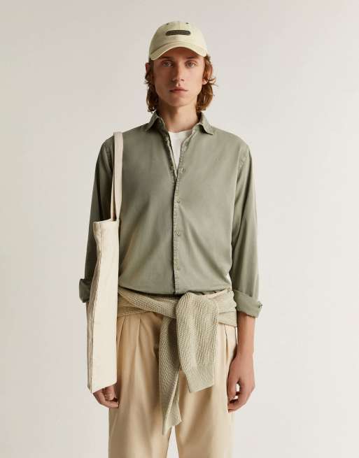 Camisa color caqui claro Summer Seattle de Scalpers