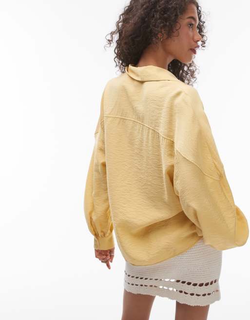Camisa color ocre shop