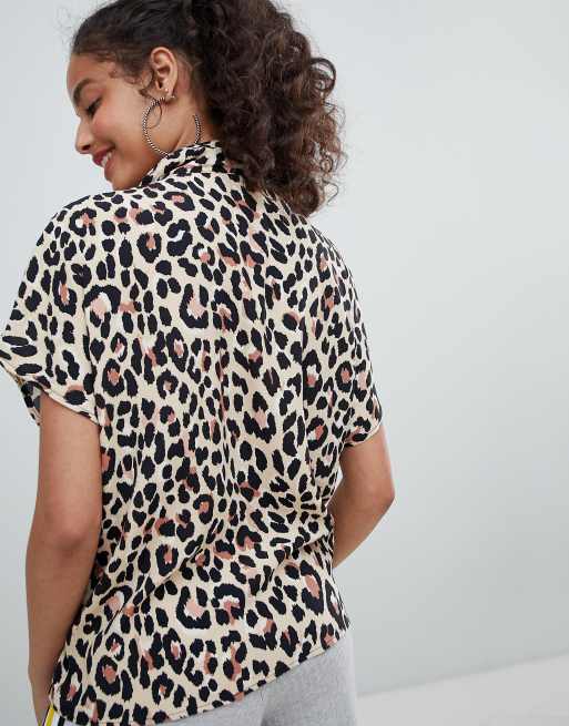 Camiseta leopardo bershka new arrivals