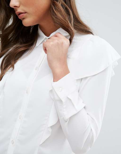 Camisa con volantes de Miss Selfridge, 3 de 4