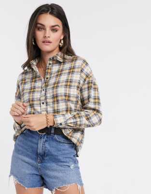 camisa blanca mujer asos