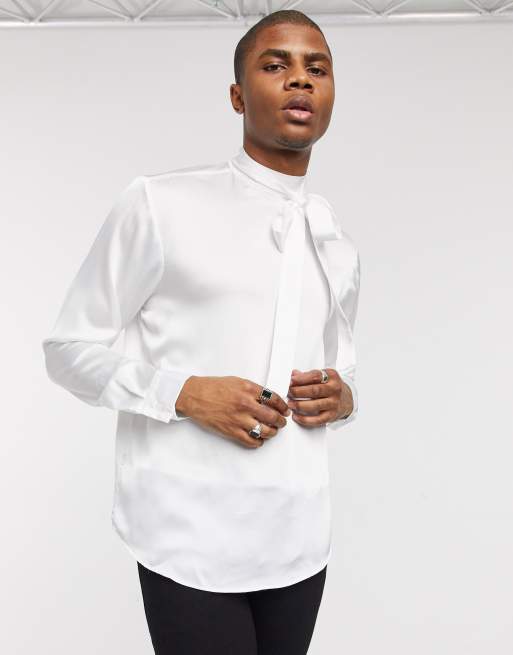 Camisa color marfil shop