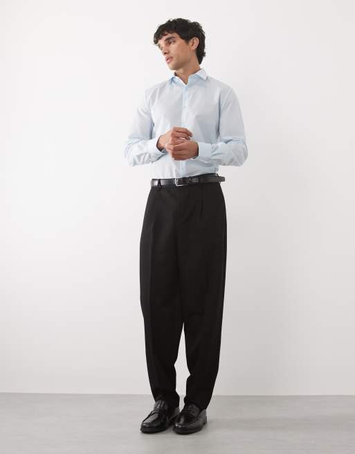 Camisa de corte slim en azul claro de River Island, 2 de 5