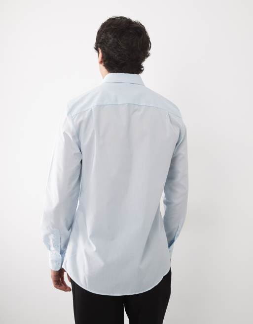 Camisa de corte slim en azul claro de River Island, 5 de 5