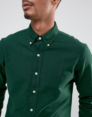 camisa ralph lauren verde