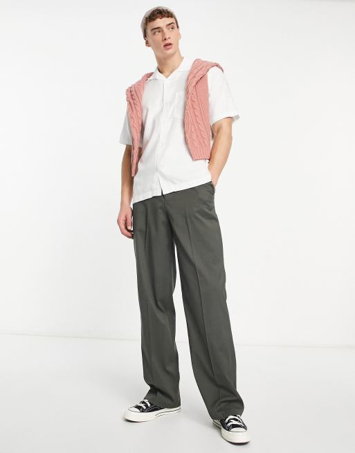 Camisa de manga corta blanca Chill de Weekday, 4 de 4
