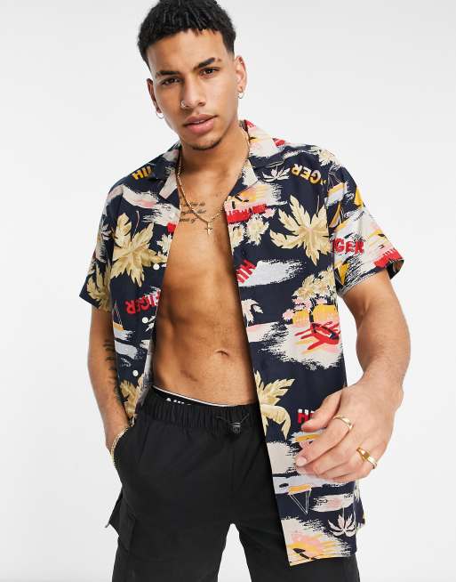 Camisa hawaiana best sale tommy hilfiger