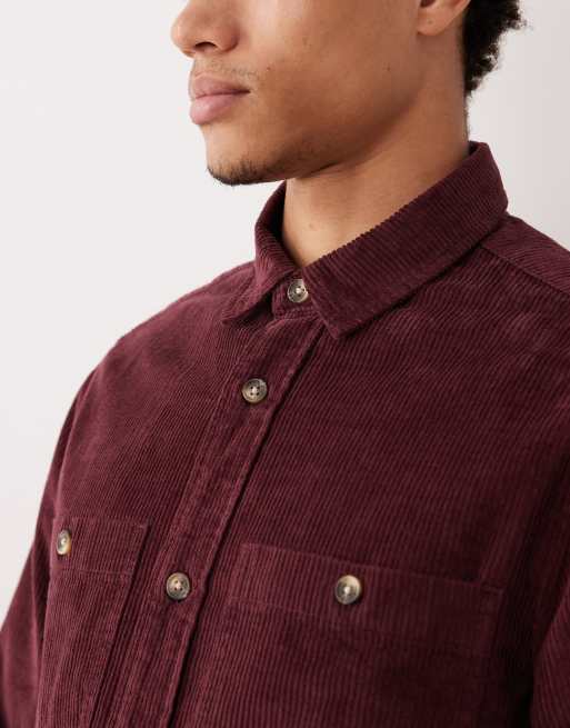 Camisa de pana burdeos de ASOS DESIGN, 5 de 5