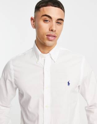 camisa blanca polo ralph lauren