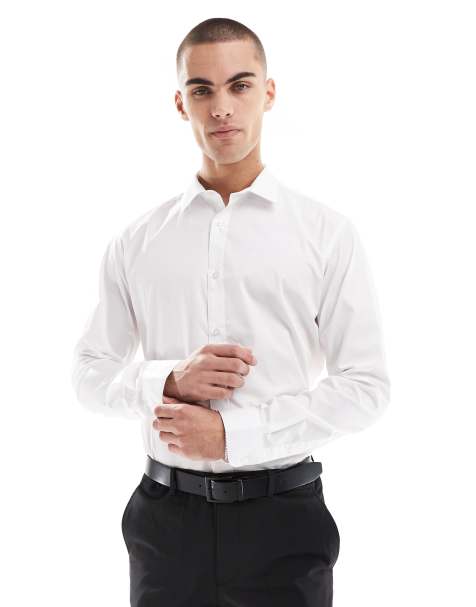 Camisa de vestir blanca de corte slim de Jack & Jones - view 1