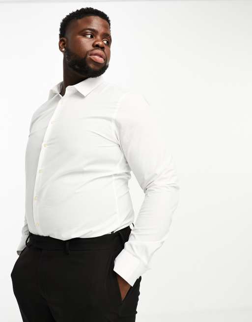 Camisa de vestir blanca de French Connection Plus
