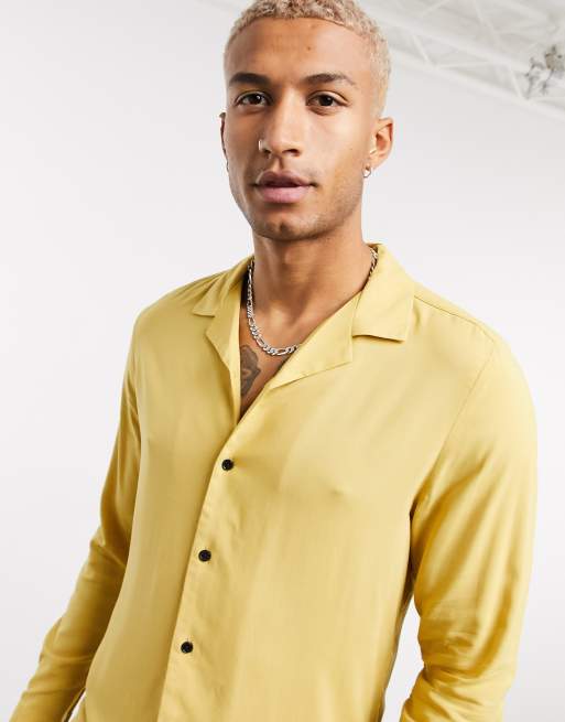 Camisa cuello bowling clearance