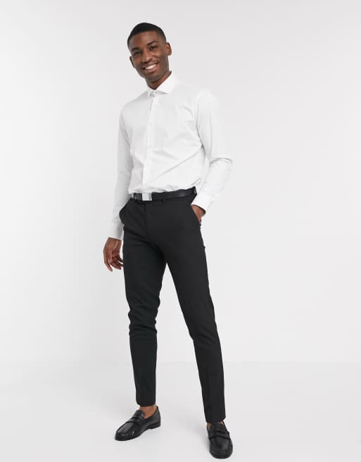Camisa Elegante Con Diseno De Boda En Blanco De Ted Baker Asos