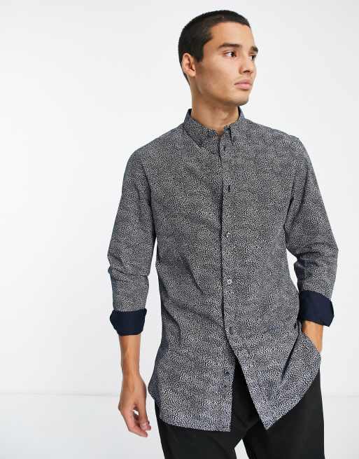 Camisa entallada con diseño floral de French Connection