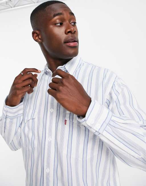 Camisa extragrande de manga larga y estilo western Barstow de Levi's