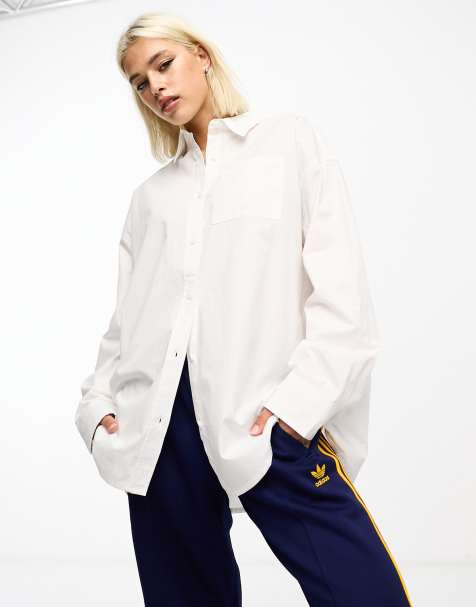 Camisa extragrande en blanco de COLLUSION - view 1
