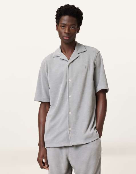 Camisa gris máquina de manga corta Felix de AllSaints - view 1