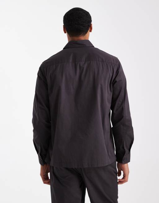 Camisa gris oscuro de tejido suave de New Look (parte de un conjunto), 3 de 5