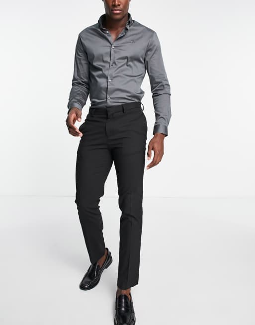 Camisa para pantalon gris oscuro hot sale