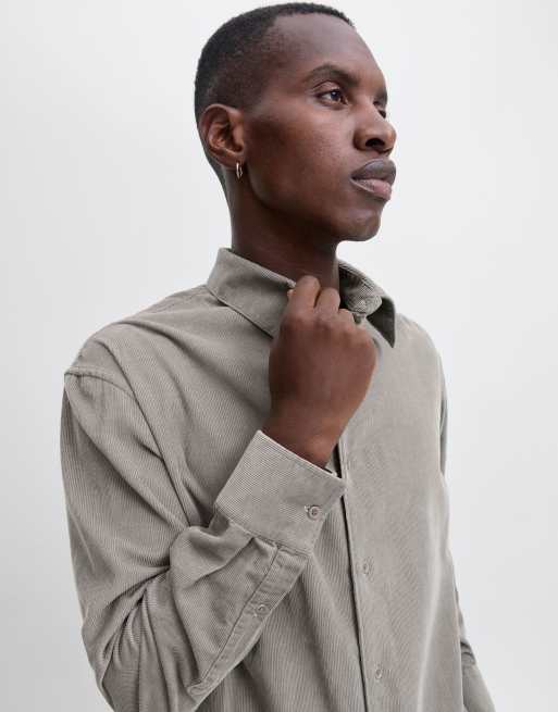 Camisa gris piedra de estilo casual de Jack & Jones, 4 de 7