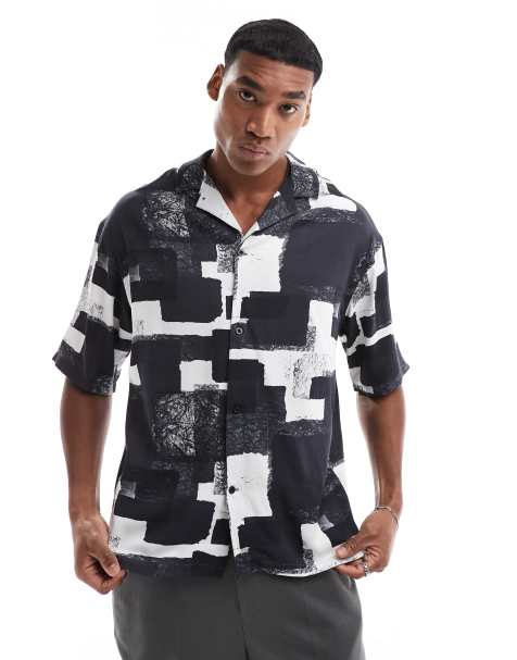 Camisa holgada con estampado color block de Viggo - view 1