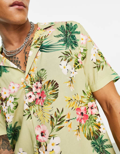 Camisa estampado hawaiano sale